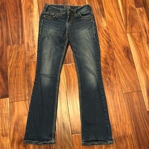 Women’s silver jeans